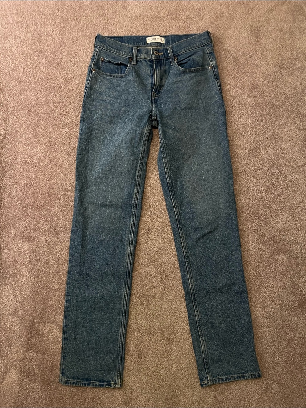 Abercrombie & Fitch Mid Rise 90’s Straight Jean